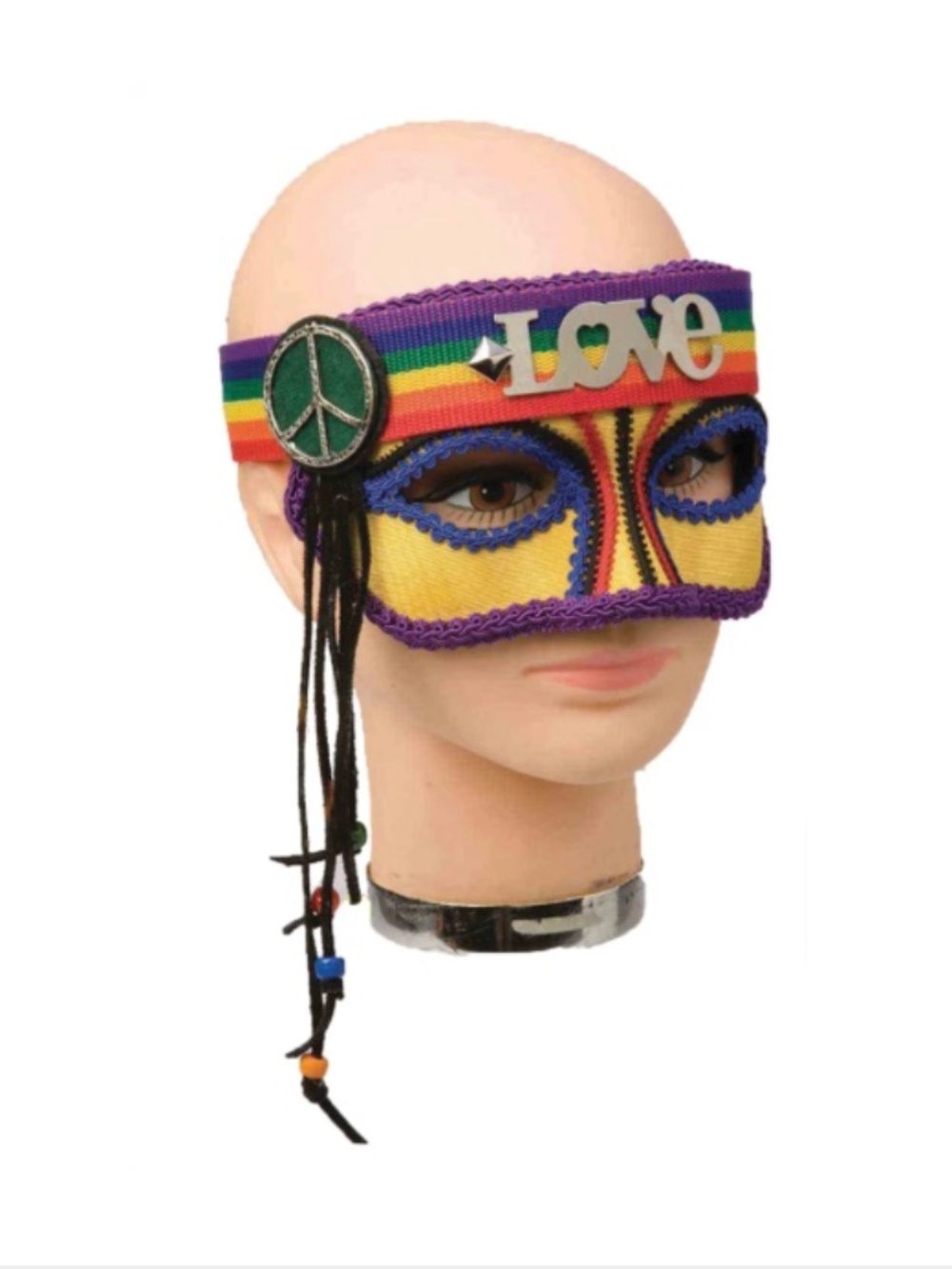 ✌️ Retro 60s Hippie Rainbow Eye Mask Costume Accessory Forum